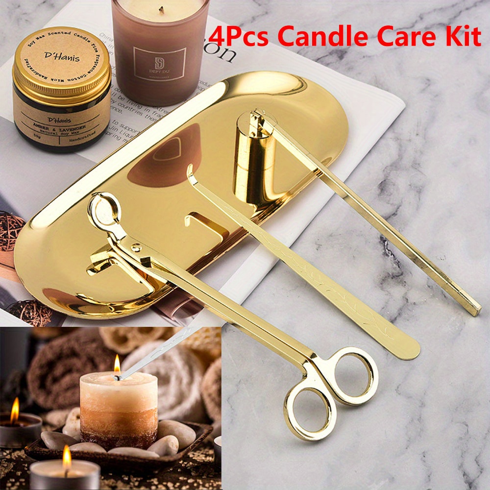 Scented Candle Luxury - 4 sztuk/zestaw luksusowy zestaw do pielęgnacji
