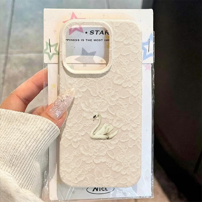 Apple Iphone 15 - Etui na telefon z koronkowym wzorem
