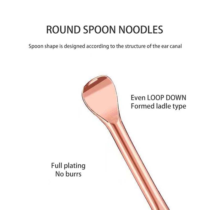 Różowe złoto spiralna wkładka  – Gold Cutlery Flatware recenzja i cena