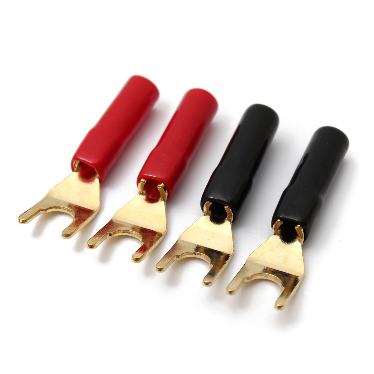 4 szt. wtyczka bananowa w styl – Gold Cutlery Flatware recenzja i cena