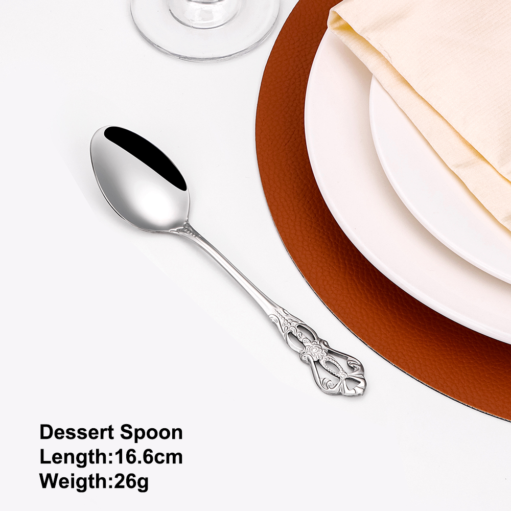2/4/6/12 sztuk złote łyżki des – Gold Cutlery Flatware recenzja i cena